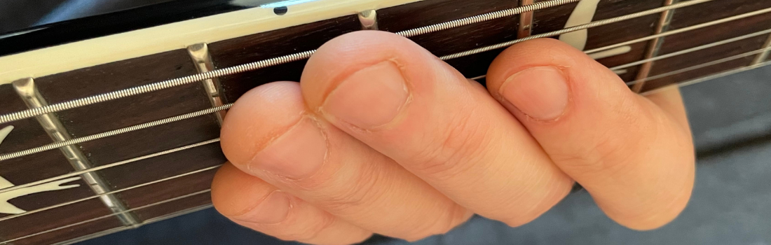 Percussive Guitar Technique Fret Hand String Mute